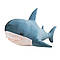 М'яка іграшка Акула 45см, Синя / Іграшка подушка / Плюшева подушка акула / Іграшка обіймашка, фото 6