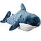 М'яка іграшка Акула 45см, Синя / Іграшка подушка / Плюшева подушка акула / Іграшка обіймашка, фото 8