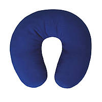 Дорожная подушка для шеи подголовник синяя