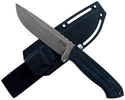 Ніж ZA-PAS ULTRA OUTDOOR Stonewash, Black G10, Kydex (UO-ST-G10-BL)