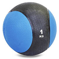 Мяч медицинский медбол резиновый 1 кг Record Medicine Ball C-2660-1