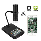 Електронний мікроскоп Wi-Fi мікроскоп для електроніки 1000х професійний, фото 3