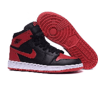 Nike Air Jordan Retro High BLACK red