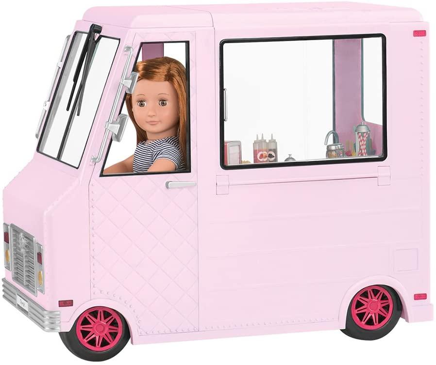 Ігровий набір Our Generation Транспорт для ляльок - Фургон із морозивом з аксесуарами (BD37363Z)