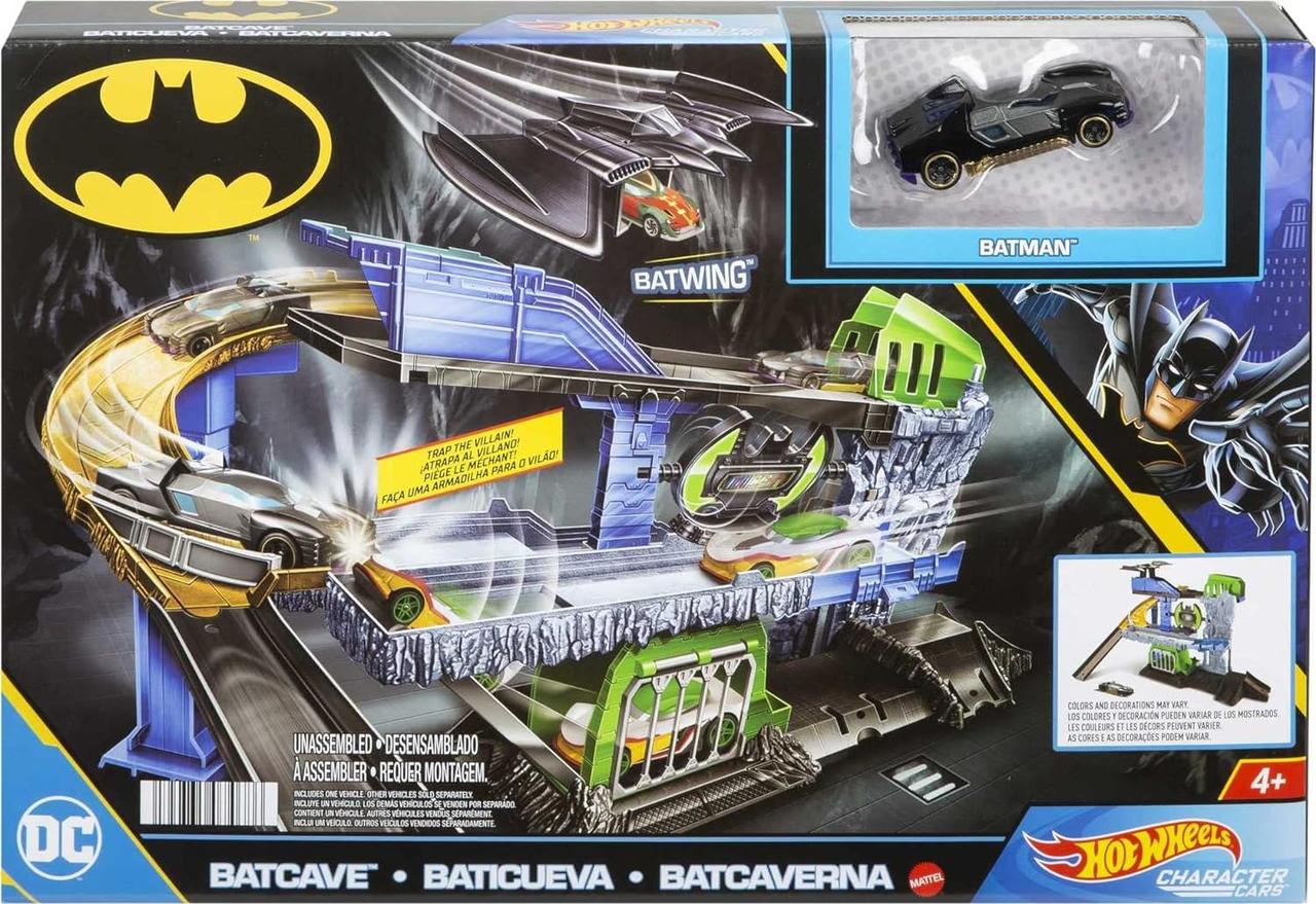 Ігровий набір Хот Вілс Бетмен Печера Бетмена Hot Wheels Dc Batcave Playset HHR13