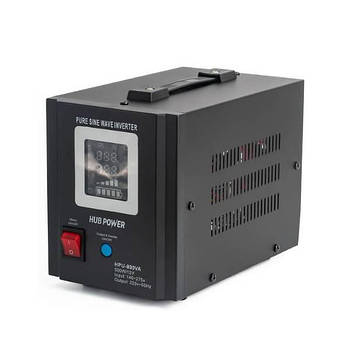 Джерело безперебійного живлення Hub Power HPU-800VA (500Вт) 5A/10A