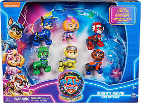 Щенячий патруль набір 6 фігурок Paw Patrol: The Mighty Movie, Toy Figures Gift Pack 6067029