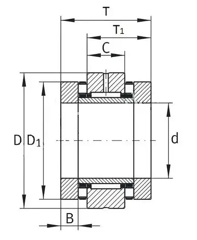 Підшипник ZARN 3062 TN.P4 (4-504706Е) INA розміри 30*62*50, фото 3