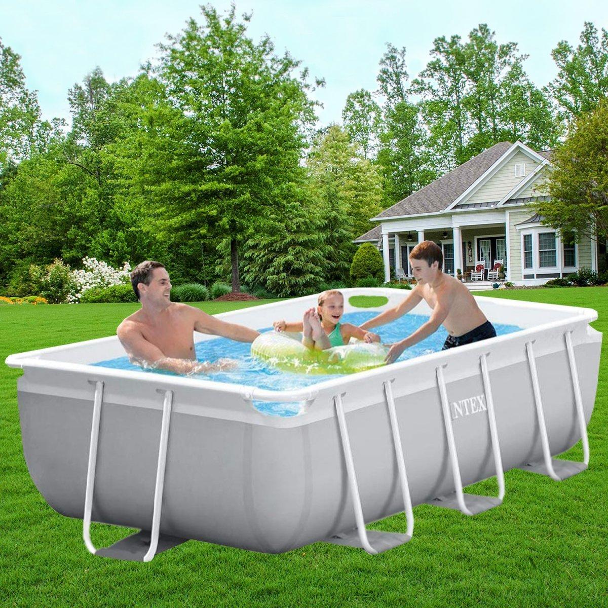 Каркасный бассейн Intex 26784, 300х175х80 см, фильтр насос 2 006 л/ч ...