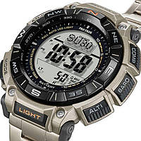 Наручные мужские спортивные оригинальные часы Casio PRW-3500Т-7 PROTREK Triple Sensor Titanium