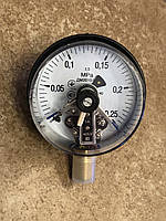 ДМ2010-У2 Електроконтактний сигналізувальний манометр 250 кгс/см2 (25МПа) Ф100 мм М20*1,5 (UAM-Україна)
