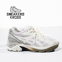 Женские кроссовки Asics x Dime GT-2160 Beige White, кроссовки Асикс 2160 на весну бежевые