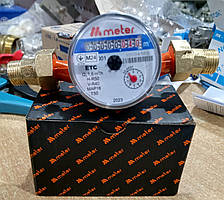 METER ETC 15/110 1,6 Лічильник 1/2" холодної води 1,6 куб. водомір (зі штуцерами)