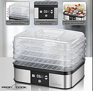 Сушіння для фруктів та овочів ProfiCook PC-DR 1116 350 Вт, фото 4