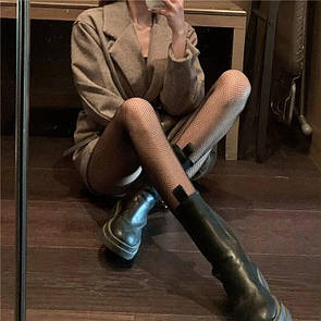 Колготи в дрібну сітку чорні, Еротичні жіночі колготки, Колготи в сітку жіночі сітчасті