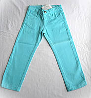Літні джинси для дівчинки (бірюзові), Girandola, Португалія, розміри 92, 98
