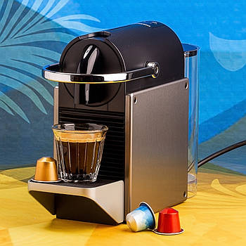 Капсульна кавомашина Nespresso Pixie Electric Titan (титан), Швейцарія