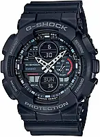 Часы Casio G-Shock GA-140-1A1 наручные мужские спортивные черные | часы Casio G-Shock оригинал с гарантией