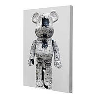 Постер Bearbrick 3 28x40 см Riviera Blanca (ПС-042)