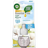 Запаска для електричного освіжувача повітря Air Wick Cotton & Crisp Air 19 ml