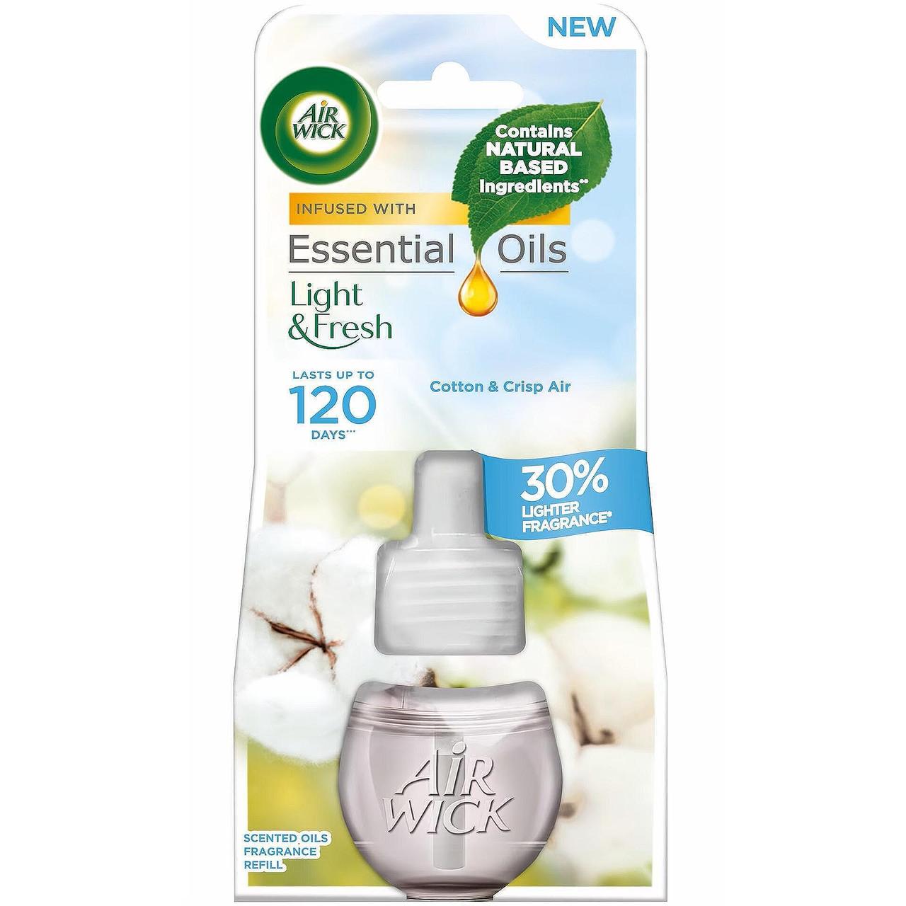 Запаска для электрического освежителя воздуха Air Wick Cotton & Crisp Air 19 ml - фото 1 - id-p1041807424