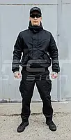 Тактический костюм Горка упрощенный Рип-Стоп Черный