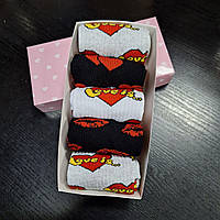 Подарочный набор женских носков 36-41 5 пар в подарочной коробке r_355