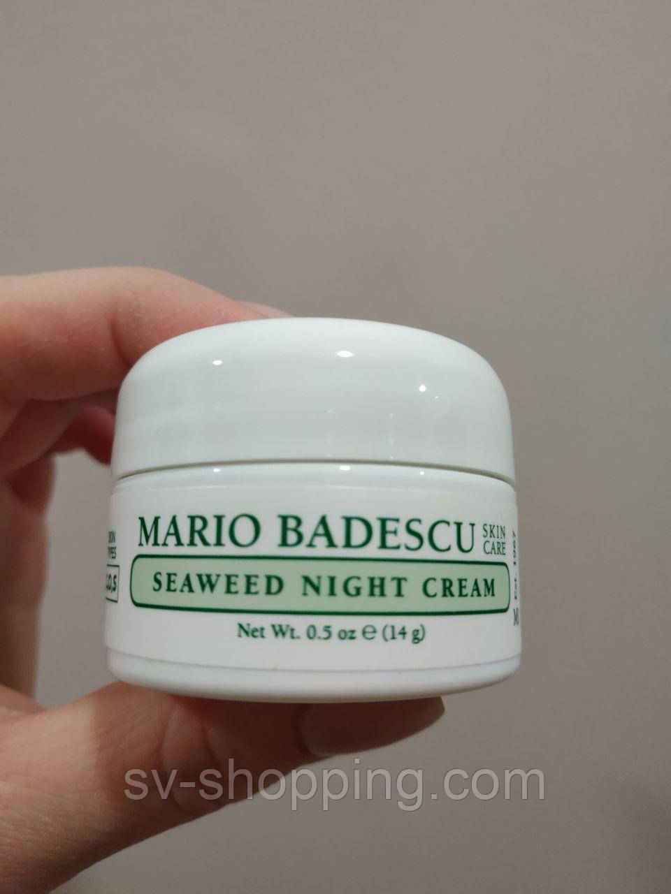 НІЧНИЙ КРЕМ З МОРСЬКИМИ ВОДОРОСЛЯМИ  seaweed night cream mario badescu