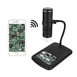 Електронний мікроскоп Wi-Fi мікроскоп для електроніки 1000х професійний, фото 8