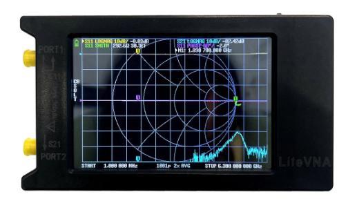 Новітній аналізатор спектра NanoVNA LiteVNA 50 кГц-6,3 ГГц