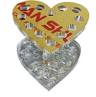 Підставка для кистей сердце