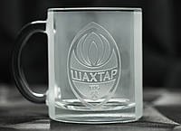 Чашка матовая 320 мл с гравировкой Шахтар Донецьк  Football Club,