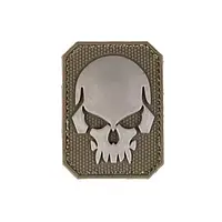 Нашивка на липучке STURM MIL-TEC "SKULL PATCH PVC 3D" (SMALL)