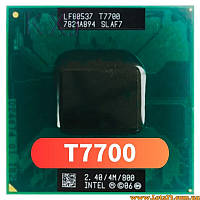 Процесор Intel Core 2 Duo T7700 2.40GHz 4M 35W SLAF7 Socket P двоядерний процесор для ноутбуку