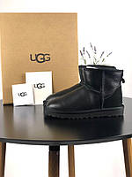 UGG Classic Mini II 101622 (Black Leather)