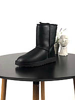 UGG Classic Short II 1016223 (Black Leather)