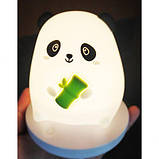 Нічник силіконовий "Панда" (зарядка від USB), фото 2