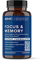 Комплексная добавка для мозга и памяти GNC Preventive Nutrition Focus and Memory 60 капсул