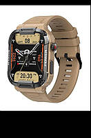 Умные военные смарт часы МК66 "ПУстыня" MELANDA 1,85 мужские, женские умные часы с Bluetooth, IP68.