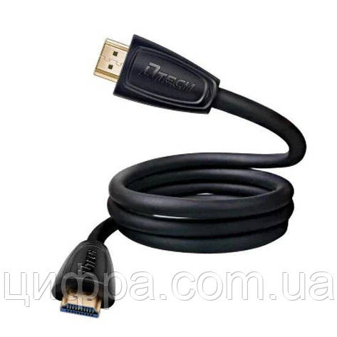 Кабель відео HDMI-HDMI 3м Dtech DT-H005, фото 1