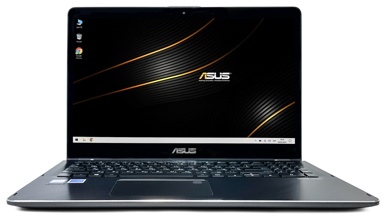 Ноутбук Asus Q525UA: Core i7-8550U / RAM 16 ГБ / Intel UHD 620 / SSD 256 ГБ / 15.6" Full HD, Multitouch