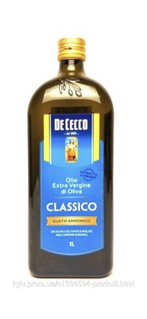 Оливковое масло De Cecco "Olio Extra Vergine di Oliva Classico" 1 л (ID ...