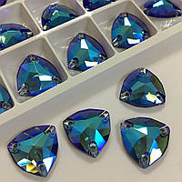 Пришивной Триллиант, Lux, цвет Sapphire AB, 16мм, 1шт