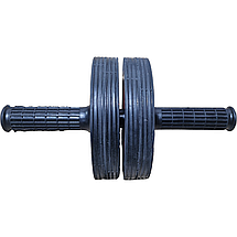 Ролик для преса металевий на підшипнику, подвійний, діаметр 165мм, 2,5 кг, фото 2