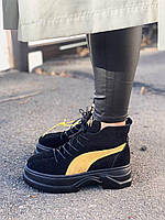 Ботинки Puma Spring Boots Black Yellow