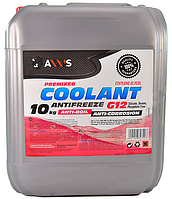 Антифриз червоний -30 G12 (10 л) Axxis Сoolant Antifreeze AX-2003