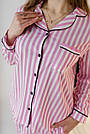 Жіноча піжама на ґудзиках рожева 742126, 742127 742128, 742129, 742130, 742131, 742132, фото 2