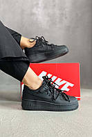 Кросівки Nike Air Force 1 Low Black Off shoelaces