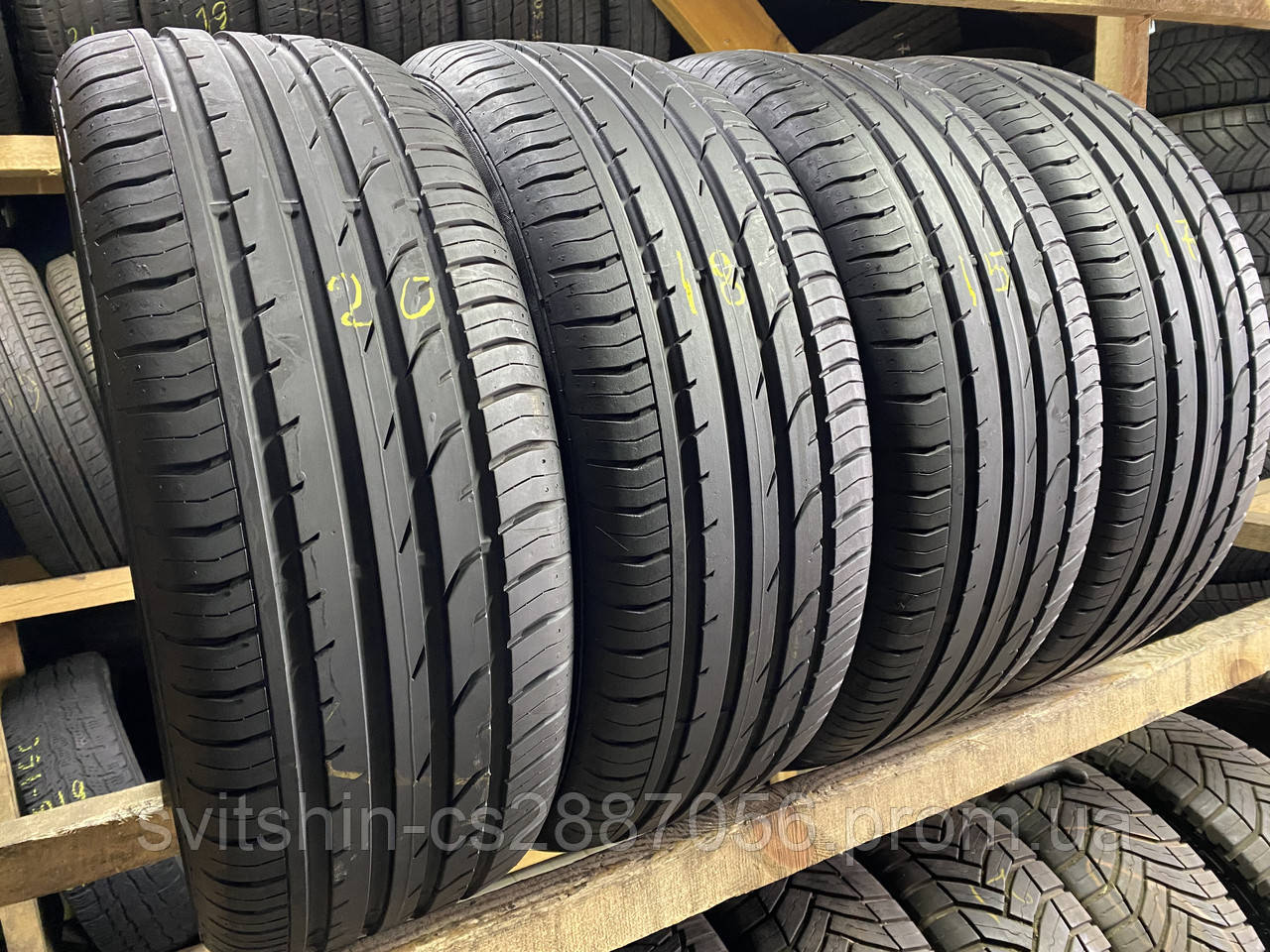 Літні Шини 235/55R18 Continental ContiPremiumContact2 7-8мм 4шт