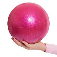 М'яч для художньої гімнастики Lingo Галактика C-6272 20см рожевий